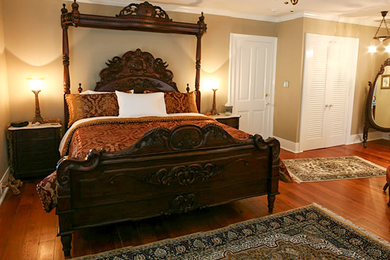 One of the bedrooms in The Fairfax House